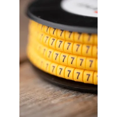 Маркер кабельный 2.5кв.мм 7 (1000ед) (ЕС-1)