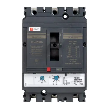 Выключатель автоматический 99С 250/200А 3 фазы 45кА