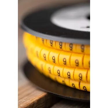 Маркер кабельный 4.0кв.мм 9 (500ед) (ЕС-2)