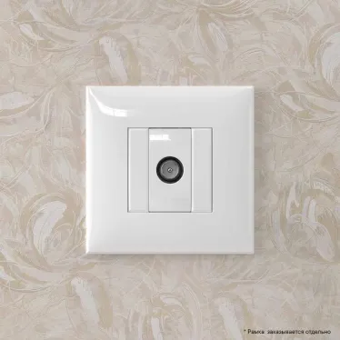 Avanti Розетка TV оконечная в стену Белое облако