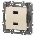 Устройство зарядное USB, 5В-2100мА, Эра Elegance, сл.кость, 14-4110-02