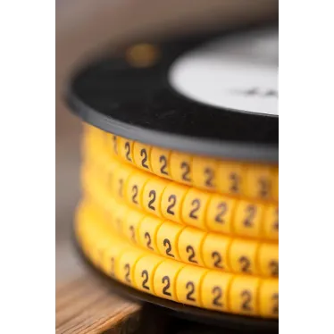 Маркер кабельный 2.5кв.мм 2 (1000ед) (ЕС-1)