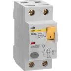 Выключатель дифференциальный (УЗО) KARAT ВД3-63 2P 100А 100мА 6кА тип AC