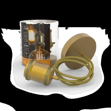 Светильник подвесной под лампу 1хE27 AC 220В Бронзовый IP20 1000х48х80мм Алюминий Decor Gauss