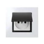 Вставка с крышкой для розетки в 2701610-.., ...620-..., 630-..., 640-030, S27Pl, рафит