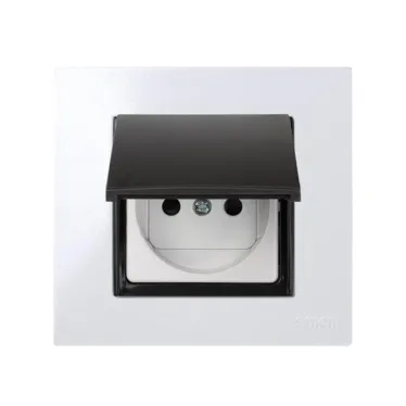 Вставка с крышкой для розетки в 2701610-.., ...620-..., 630-..., 640-030, S27Pl, рафит