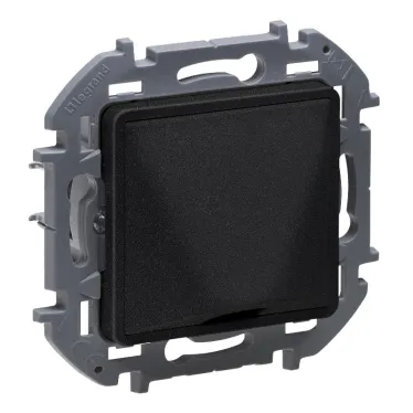 Вывод кабеля с зажимом для крепления INSPIRIA антрацит