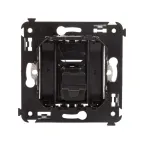 Avanti USB 3.0 розетка одинарная в стену, тип А-А, , Черный матовый