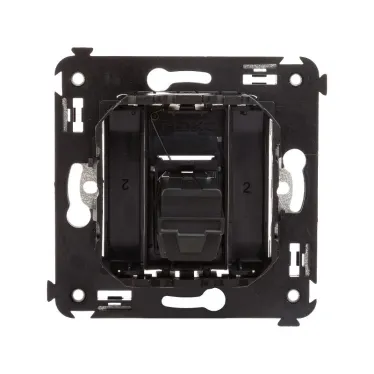 Avanti USB 3.0 розетка одинарная в стену, тип А-А, , Черный матовый