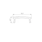 Крышка MAG-COVER-45-1000 (WH) (arlight, Пластик) | 029332(1) | Arlight