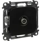 Valena ALLURE Розетка ТВ c топологией звезда 0-2400 МГц С лицевой панелью Антрацит