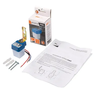 Фотореле PMS PR 600 1200Вт IP44 WH