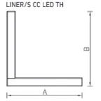 Светильник LINER/S DR LED 900 TH S 4000K