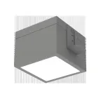 Светодиодный светильник DL-Grill CRI90 для потолка Грильято встраив.15 Вт 3000 К 90х90х160 мм IP54 серый муар | V1-R0-71808-10000-5401530 | VARTON