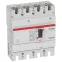 Выключатель автоматический DRX250 термомагнитный 200A 4П 25кА