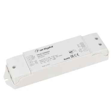 Диммер SMART-DIM105 (12-48V, 15A, TRIAC) (ARL, IP20 Пластик, 5 лет)