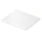 Табличка маркировочная 59.9х49.9мм для хомутов белая (100шт) QUADRO