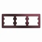 Glossa Баклажановый Рамка 3-ая, горизонтальная | GSL001103 | SE