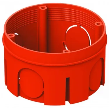 Коробка установочная 68х40мм круглая, модернизированная