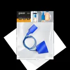 Светильник подвесной под лампу 1хE27 AC 220В Голубой IP20 1000х40х94мм Пластик Decor Gauss