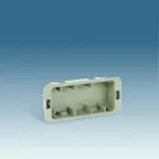 Коробка для внутреннего монтажа 1-рядной рамки с суппортами, 236х96х50,5мм