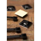 Площадка самоклеящаяся (25х25 мм) черная (100 шт)