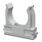 Держатель 32мм д/трубы ПВХ, серый