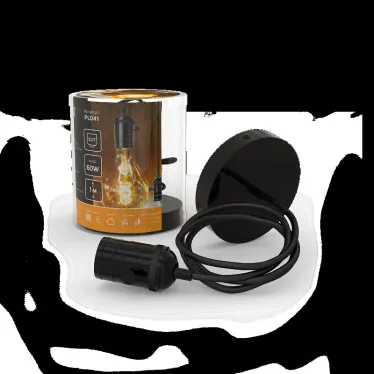 Светильник подвесной под лампу 1хE27 AC 220В Черный IP20 1000х38х83мм Алюминий Decor Gauss