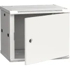 Шкаф настенный 19' LINEA W 9U 600x450мм металлическая дверь RAL7035