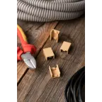 Соединитель (15х10) (4 шт) Plast PROxima под светлое дерево