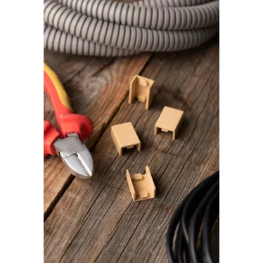 Соединитель (15х10) (4 шт) Plast PROxima под светлое дерево