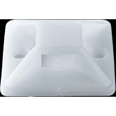 Площадка самоклеящаяся 25х25 белая под хомуты (100шт)