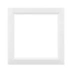 Декоративная вставка для металлических рамок ''A anti'', белая, 2 мод.