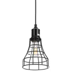 Подвес PL10 BK металл, E27, max 60W, d135 мм, черный (20/240)