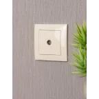 Валенсия розетка телевизионная 1-местная 75Ом 5-862МГц кремовая