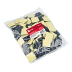 Площадка самоклеящаяся (40х40 мм) черная (100 шт)