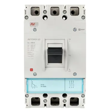 Выключатель автоматический AV POWER-3/3 400А 35кА TR
