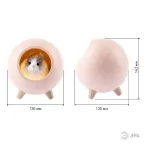 Детский ночник - светильник светодиодный NLED-468-1W-P хомяк розовый