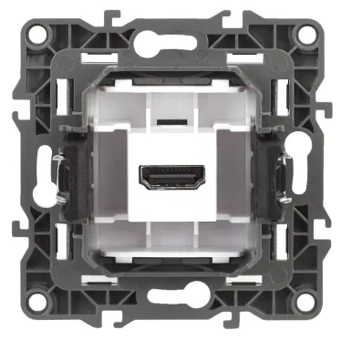 Розетка HDMI, Эра12, алюминий, 12-3114-03