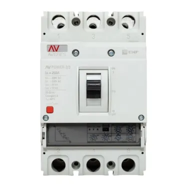Выключатель автоматический AV POWER-2/3 250А 50кА ETU2.0