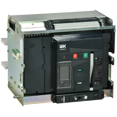 ARMAT Воздушный автоматический выключатель выдвижного исполнения 4P F 100кА 2500А расцепитель TT с комплектом аксессуаров 220В: мотор привод катушка включения катушка отключения