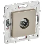 SKANDY Розетка TV проходная SK-A17Sh шампань IEK