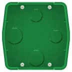 BLANCA скрытой установки коробка монтажная д/силовых розеток, зеленый