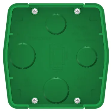 BLANCA скрытой установки коробка монтажная д/силовых розеток, зеленый