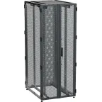 Шкаф серверный by ZPAS 19'' 47U 0.8x1м двухстворчатые перфорированные двери черный РФ