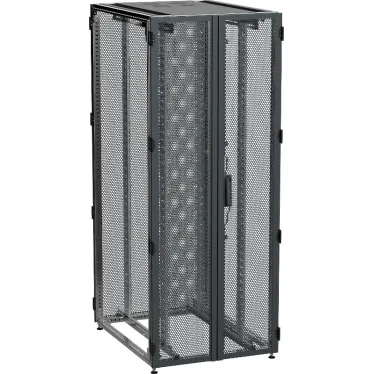 Шкаф серверный by ZPAS 19'' 47U 0.8x1м двухстворчатые перфорированные двери черный РФ