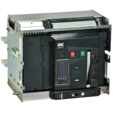 ARMAT Воздушный автоматический выключатель выдвижного исполнения 4P типоразмер E 85кА 2000А расцепитель TY с комплектом аксессуаров 220В: мотор привод катушка включения катушка отключения