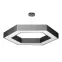 Светильник светодиодный Geometria Hexagon SPO-124-B-40K-051 51Вт 4000К 3900Лм IP40 800*800*80 черный подвесной