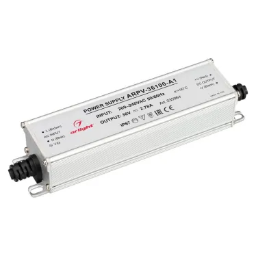 Блок питания ARPV-36100-A1 (36V, 2.78A, 100W) (IP67 металл, 3 года)