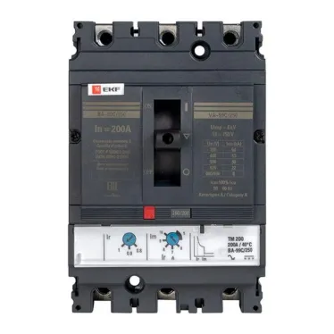 Выключатель автоматический 99С 250/200А 3 фазы 45кА